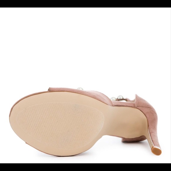 Blush Pink Ankle Sandals - Picture 3 of 6